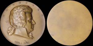 AUSTRIA: Bronze uniface medal commemorating ... 
