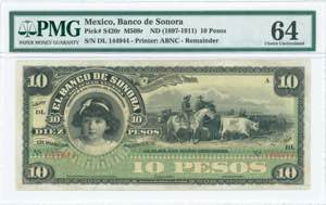 GREECE: MEXICO: Remainder of 10 Pesos (ND ... 