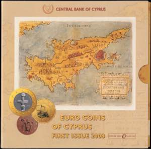 CYPRUS: Euro coin set (2008) composed of 1 ... 