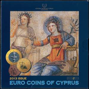 CYPRUS: Euro coin set (2013) composed of 1 ... 