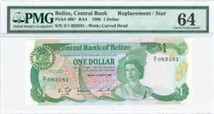 GREECE: BELIZE: Replacement of 1 Dollar ... 