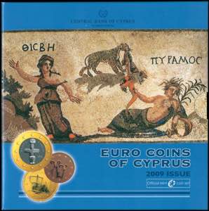CYPRUS: Euro coin set (2009) composed of 1 ... 