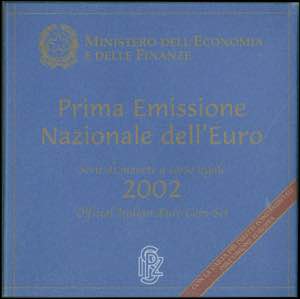 GREECE: ITALY: Euro coin set (2002) composed ... 