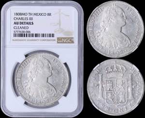 GREECE: MEXICO: 8 Reales (1808MO TH) in ... 