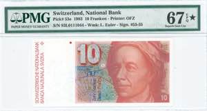 GREECE: SWITZERLAND: 10 Franken (1983) in ... 
