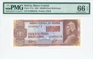 GREECE: BOLIVIA: 100000 Pesos Bolivianos ... 