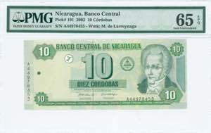 GREECE: NICARAGUA: 10 Cordobas (10.4.2002) ... 