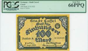 GREECE: GERMANY: 100 Mark (27.9.1922) ... 