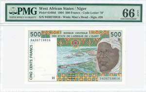 GREECE: WEST AFRICAN STATES / NIGER: 500 ... 