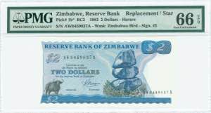GREECE: ZIMBABWE: Replacement of 2 Dollars ... 