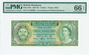 GREECE: BRITISH HONDURAS: 1 Dollar ... 