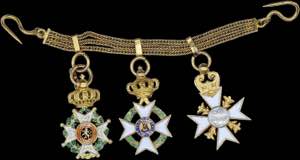 GREECE: Three miniature medals (probably in ... 