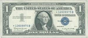 GREECE: USA: Replacement of 1 Dollar (1957B) ... 