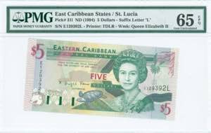 GREECE: EAST CARIBBEAN STATES / ST LUCIA: 5 ... 