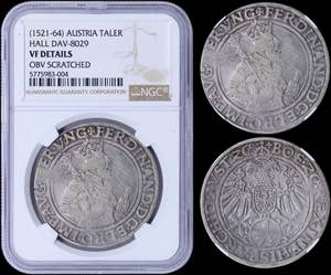 GREECE: AUSTRIA: 1 Taler (1521-64) in silver ... 