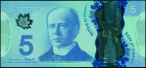 GREECE: CANADA: 2x 5 Dollars (2013) in light ... 
