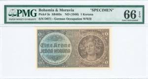 GREECE: BOHEMIA & MORAVIA: Specimen of 1 ... 