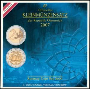 GREECE: AUSTRIA: Euro coin set (2007) ... 