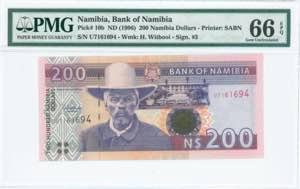 GREECE: NAMIBIA: 200 Namibia Dollars (ND ... 