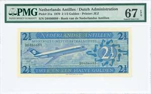 GREECE: NETHERLANDS ANTILLES: 2 1/2 Gulden ... 