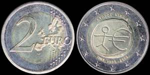 CYPRUS: 2 Euro (2009) in bi-metallic ... 