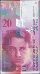 GREECE: SWITZERLAND: 20 Franken (2000) in ... 