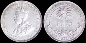 GREECE: BRITISH WEST AFRICA: 2 Shillings ... 