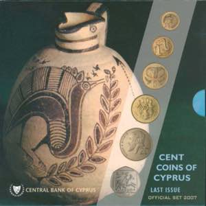 CYPRUS: Coin set composed of 1 Cent to 50 ... 