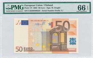 GREECE: EUROPEAN UNION / FINLAND: 50 Euro ... 