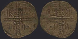  COUNTERMARKS ON TOKENS - Church Token from ... 