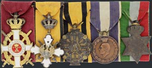  GREEK MILITARY MEDALS & DECORATIONS - Group ... 
