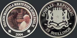 SOMALIA: 25 Shillings (2004) commemorative ... 