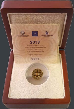 50 Euro (2013) commemorative coin in gold ... 