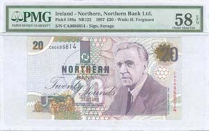 NORTHERN IRELAND: 20 Pounds (24.2.1997) in ... 