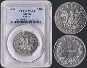 5 drx (1930) in nickel with Phoenix. ... 