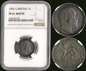 GREAT BRITAIN: 1 Shilling (1902) in silver. ... 