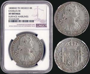 MEXICO: 8 Reales (1808 TH) in silver ... 