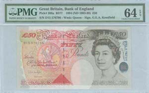 GREAT BRITAIN: 50 Pounds (1994) in ... 