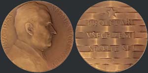 CZECHOSLOVAKIA: Bronze commemorative medal ... 