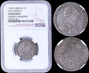 GREAT BRITAIN: 1 Shilling (1787) in silver ... 