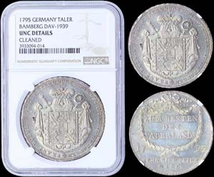 GERMAN STATES - BAMBERG: 1 Taler (1795) in ... 