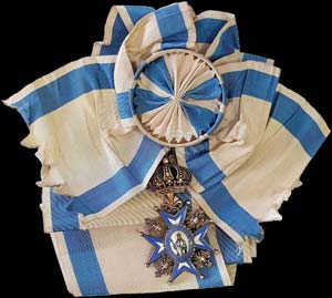SERBIA: Order of St Sava. Grand cross set. ... 