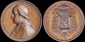 FRANCE: Medal in copper (1860). Obv: ... 