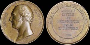 GREAT BRITAIN: Bronze medal (1827) ... 