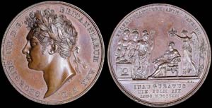 GREAT BRITAIN: Bronze commemorative medal ... 