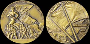 FRANCE: Bronze medal. commemorating the ... 
