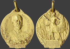 GREECE: Balkan War (1912-1913) gold medal ... 