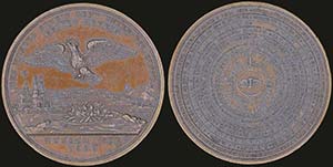 GERMANY: Copper medal 1823, by Chr. Pfeuffer ... 