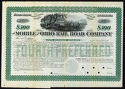 AL, KY, MS & TN, 1879, $500, 4th ... 