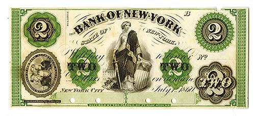 New York City, New York. $2, Haxby ... 